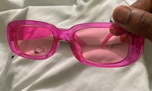 Pink Retro Sunglasses
