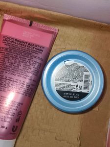 ponds face wash , moisturizer