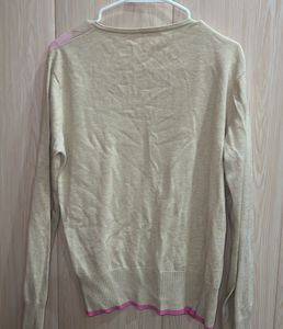 Korean Argyle Pattern V-Neck Sweater