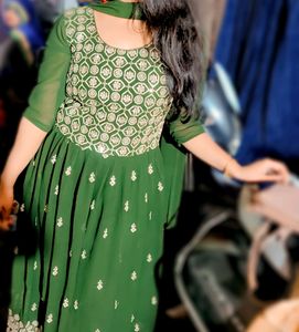 Naira Suit In Gorgeous Green Colour