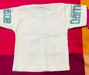 Light Yellow And Rose Colour T Shirts For Babies