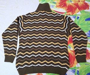 Woollen Sweater For Men Collared Neck Full Zip