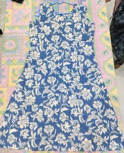 Fully Stitched Floral Sleeveless Kurti with Pants