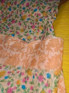 Flora Print New Saree