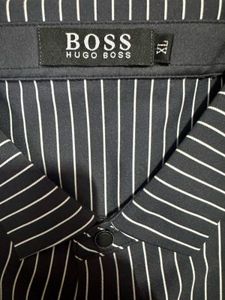 BOSS Hugo Men’s XL Striped Stretch Shi