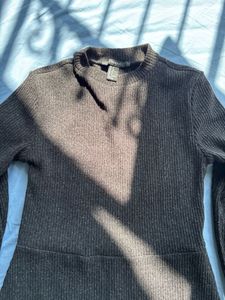 F21 Black Long Sleeve Dress