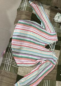 Striped Long Sleeve Top