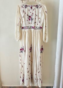 Boho Embroidered Maxi Dress