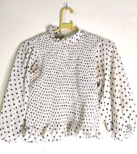🖤SALE🖤 Korean Polka Dot Top