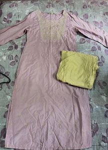 Lavender Kurta Set