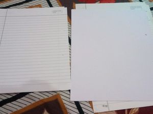 Graph Papers, Maps And Comment Sheets