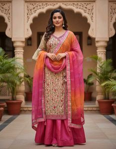 Embroidered Pakistani Dress