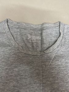 Roadster Grey Half Sleeve T-shirt