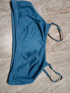 Blue Athletic Bra