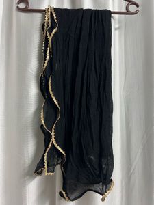 Elegant Black Printed Kurta Set