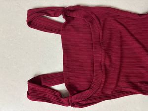 Red Bodycon Maxi Dress