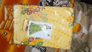 Yellow Floral Saree