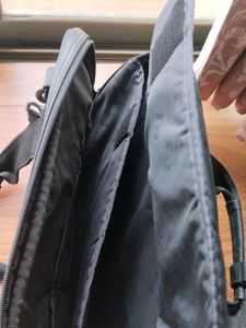 Black Leather Laptop Bag