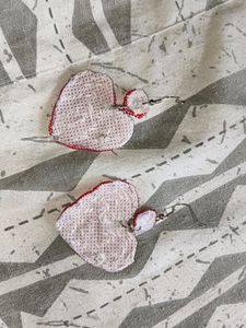 Heart shape Bead Earrings