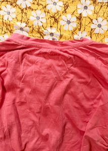 Not New But Good In Condition Solid Pink Top.