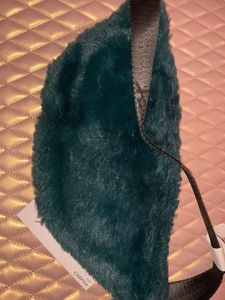 Kendall &amp; Kylie Green Fuzzy Belt Bag