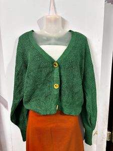 Charcoal Knit Cardigan