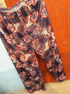 Pack Of 2 Nevy Blue Flowers Plazoo