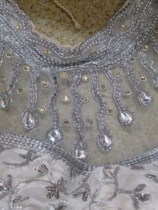 beautiful silver blouse