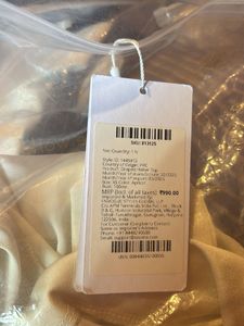 Savana Ivory Draped Bow Back Top