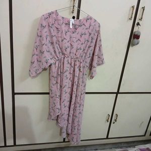 Pink Printed Dress