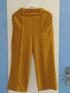 Mustard Wide Leg Pants