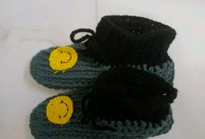 Handmade Crochet Slipper Socks