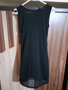 Black Sparkle Stretchable Party Short Dress
