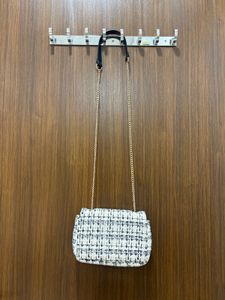 Textured Weave Crossbody Bag