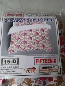 New Bedsheet With Pillow Covers