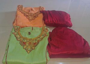 Elegant Embroidered Kurta Set of 2