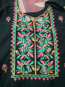 Embroidered Kurti Top