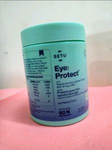 Setu Lutein & Zeaxanthin Eye: Protect | Plant Based Eye Vitamin Supplement | Blue Light, Glare Sensitivity & Digital Guard Formula | Patented Lutemax 2020 12mg Lutein, 2.4mg Zeaxanthin - 60 Tablets