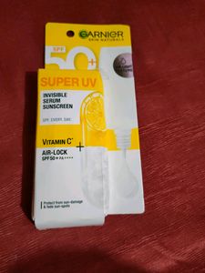 Garnier UV serum sunscreen