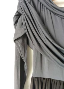 Elegant Two-Tone Maxi Dress