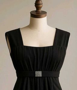 Black Shimmer Bodycon Mini Dress For Women