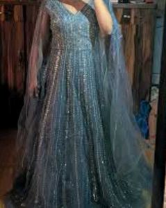 Wedding Gown Engagement Party Wear Festive