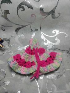 Laddu Gopal ji Knitted Dress ( Frock cum shawl)