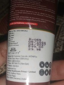 Intimify Under Eye Cream