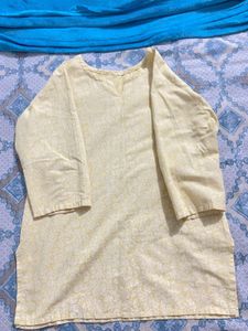 Vintage Yellow Tunic Top