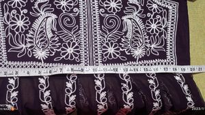 Party Wear Chikankari Embroidery Work Frock