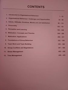 Organisational Behaviour Book
