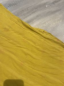 Yellow Embroidered Kurta