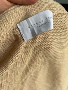 Long Beige Cardigan