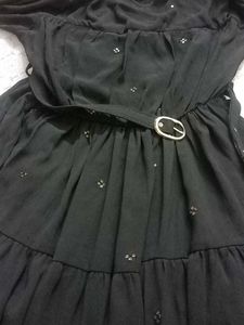 📸charcoal-black midi dress🖤⚡